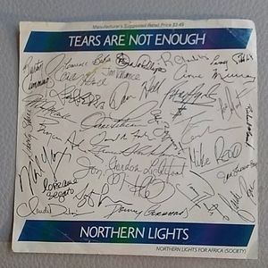 Northern Lights - Tears Are Not Enough, 7" 45 RPM